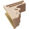 Ekena Millwork 8"W x 16"D x 16"H Classic Highland Rough Cedar Woodgrain TimberThane Corbel, Primed Tan CORUR08X16X16HLDRCPR - alternate 3